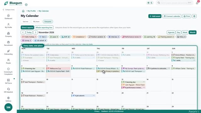 Preview frame of the My Calendar video overview