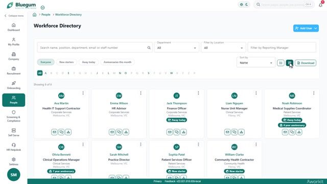 Preview frame of the HR Core video overview
