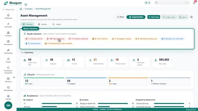 Preview frame of the Asset Management video overview