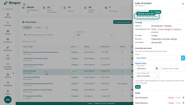 Preview frame of the Policy Management video overview
